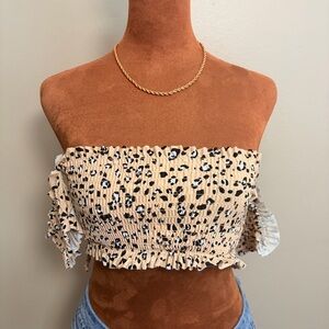 Leopard Print bikini top